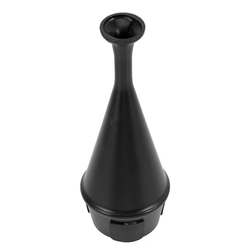 Healifty Trumpet Straight Mute Abs Plastic Silent Practice Mute for Beginner Trumpet Players Black Acoustic Silencer for Brass Instruments