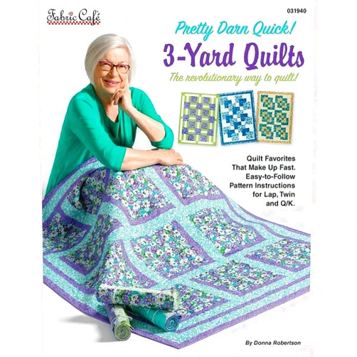 Fabric Cafe PDQ 3-Yard Quilts Bk, None Brown, 11 x 8.5 x 0.06