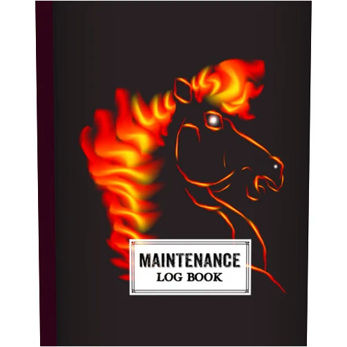 Dominik Lutz Maintenance Log Book: Horse Maintenance Log Book, Repairs And Maintenance Record Book for Home, Office, Construction and Other Equipments, 120 Pages, Size 8