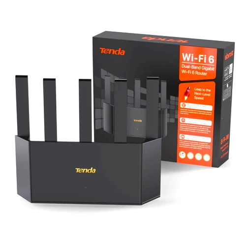 Tenda AX1500 WiFi 6 Router – Dual Band Gigabit Wireless Internet Router, 4XGE Ports, VPN Router, Easy Setup, Parental Controls, Access Point Mode, IPv6, WPA3(RX2L Pro)