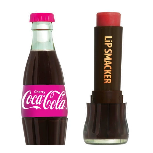 Lip Smacker Coca Cola Collection Lip Balm, Flavored Moisturizing, Smoothing Soft Shine, Hydrating & Protecting Fun Tasty Flavors, Cruelty-Free & Vegan - Holiday Classic Cherry Coke
