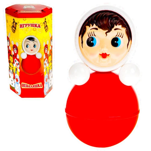 Zavidov Tumbler Toy, Roly-Poly Baby Toy Nevalyashka with Sound, Big-Size 17