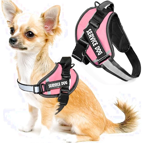 Btromeshy Service Dog Vest Harness,No-Pull Dog Harness with Handle,Adjustable 3M Reflective Oxford Material Pet Dog Vest for Outdoor Walking,Easy Control for Small Medium Large Breed