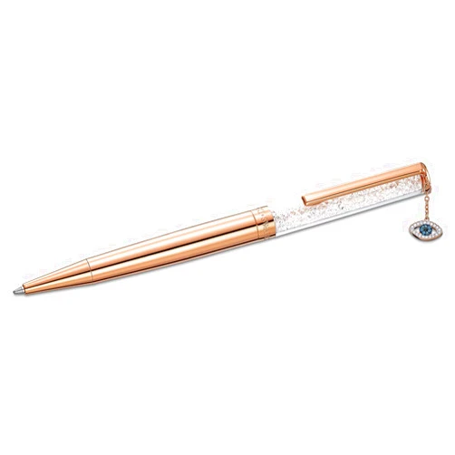 Swarovski Crystalline Evil Eye Ballpoint Pen Rose Gold One Size