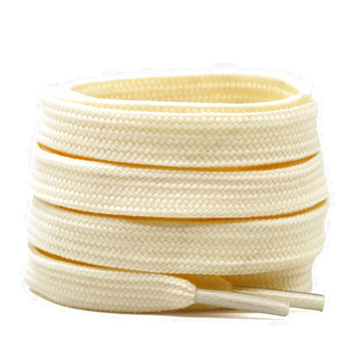 DELELE Solid Flat Shoelaces Hollow Thick Athletic Shoe Laces Strings 2 Pair