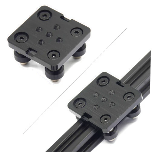 Befenybay Small V-Wheel with Plate for 2020 Aluminum Profile for CNC and 3D Printer