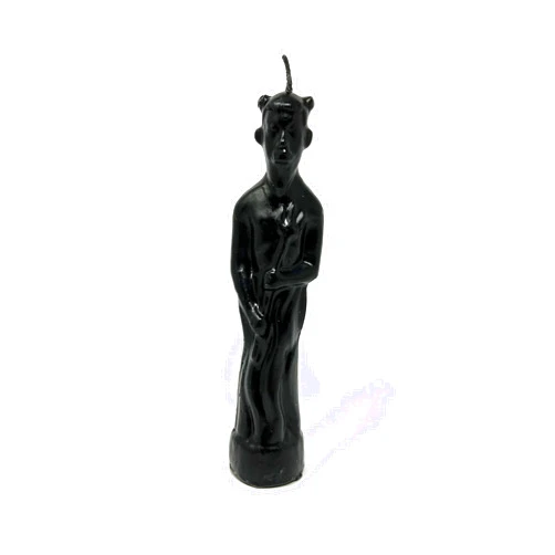 Vrinda ® Decorative Ritual Spell Unscented Candle Devil - Invoke Mystical Vibes - Perfect for Rituals, Ceremonies, and Spiritual Practices, Approx 7.5
