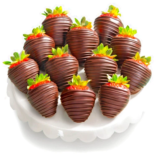 A Gift Inside 12 Dreamy Dark Chocolatey Covered Strawberries