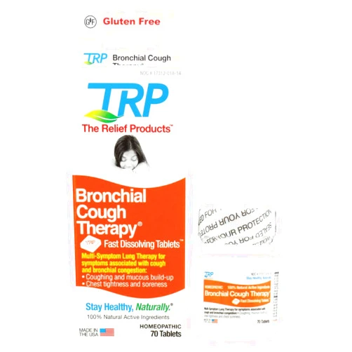 TRP THE RELIEF PRODUCTS The Relief Products Bronchial Cough Therapy Fast Dissolving Tablets, 70 Count