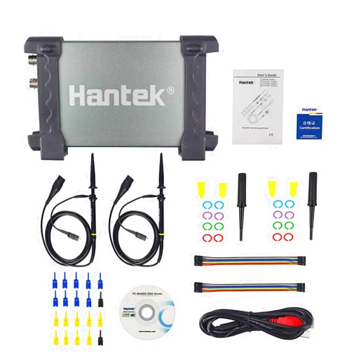 Hantek 6022BL PC Digital Portable Oscilloscope 16 Channels 20MHz 48MSa/s Storage Multifunctio Logic Analyzer Handheld USB Oscilloscope