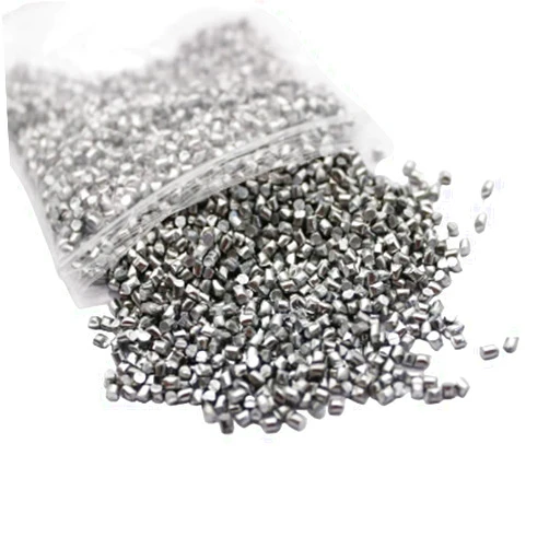 ZOENAE High-Purity 99.99% Zinc Metal Pellets Shot Granule Clean Element Zinc Particles Small Zinc Block Electroplating Purification for Experiments