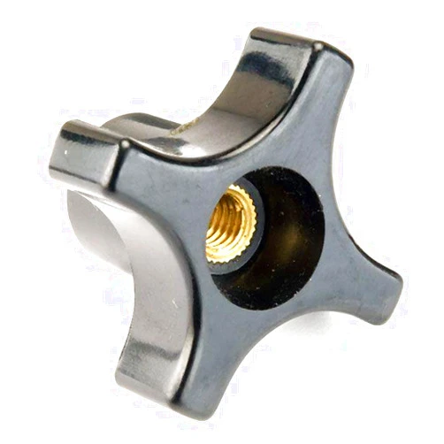 WOODRIVER Knob Four Arm with Through Hole 3/8