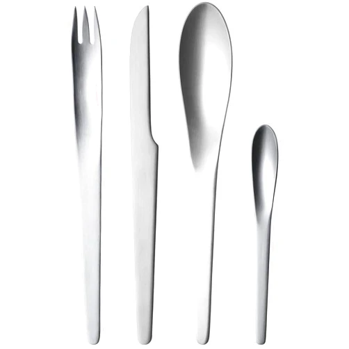 Georg Jensen Cutlery Set, 4.2 x 24.5 x 26.4 cm, Stainless Steel