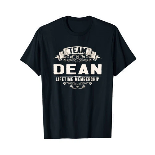 Groovy Family Name Surname Sayings Nickname Team Dean Lifetime Membership Retro Last Name Vintage T-Shirt