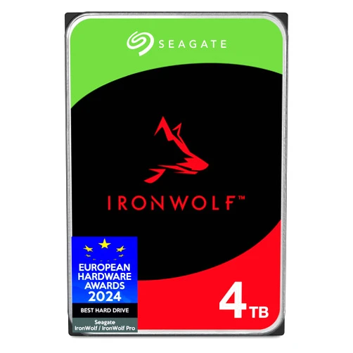 Seagate IronWolf 4TB NAS Internal Hard Drive CMR 3.5 Inch SATA 6Gb/s 5400 RPM 64MB Cache for RAID Network Attached Storage Rescue Services (ST4000VNZ06/006)