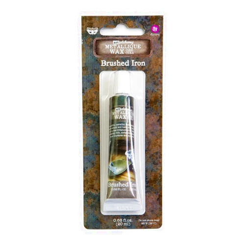 PRIMA MARKETING INC Prima Marketing Art Alchemy-Metallique Wax-Brushed Iron, 0.68 Fl Oz (Pack of 1)
