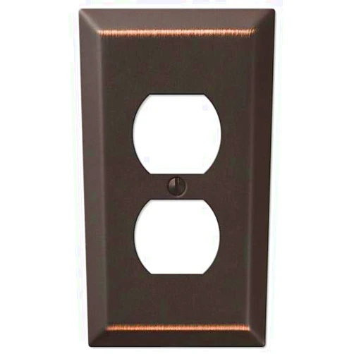 COLESTER DIRECT BUILD SMART. SPEND LESS. Colester Direct Metal Oil Rubbed Bronze Wall Switch Plate Outlet Cover Toggle Rocker GFI (Power Outlet-Duplex Single)