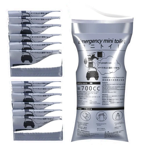 OUMEE 28/23/20/12/8 Pack Disposable Urine Bags, 700ML Travel Pee Bags Unisex Urinal Bag Vomit Bag for Travel Traffic Jam Emergency Portable Camping Urinal Bags for Men Women