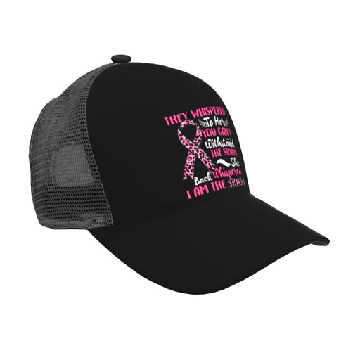 NALIGRJ Gift Woman Breast Cancer Baseball Cap for Women Men Breathable Easy Dry Hats Mesh Back Ajustable Polyester Cap Golf Dad Hat