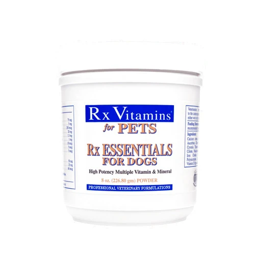 Rx Vitamins Essentials for Dogs - Vitamin & Mineral Multivitamin - Supports Immune System Digestive Health & Bone Health - Powder 8 oz/226.80g