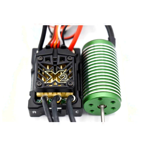 Castle Creations Mamba Micro X2, 16.8V, Waterproof ESC with 0808-4100KV Combo, CSE010016901,Black