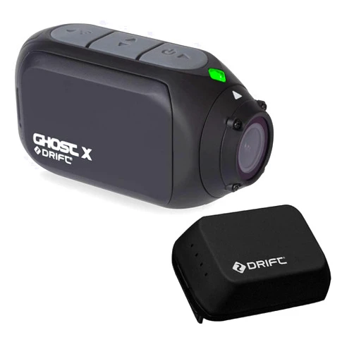 Drift Innovation Drift Ghost X Action Camera & Long Life Battery Giving 8 Hours of Recording - Perfect for Daily commutes, Motorcycling and Cycling