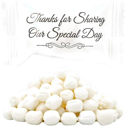 The Dreidel Company Wedding Buttermints, Mint Candies, After Dinner Mints, Butter Mint Candy, Fat-Free, Individually Wrapped (55 Pieces)