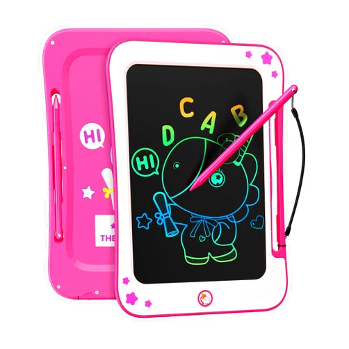 bravokids Girl Toys LCD Writing Tablet - 8.5 Inch Kids Doodle Board Educational Learning Drawing Pad Birthday Gifts for 3 4 5 6 7 8 Year Old Girls Boys (Pink)