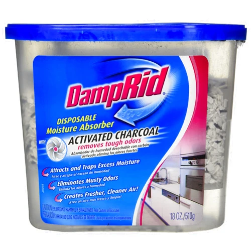 DampRid Damp Rid Fg118 18 Oz Moisture Absorber With Activated Charcoal (Pack of 2)