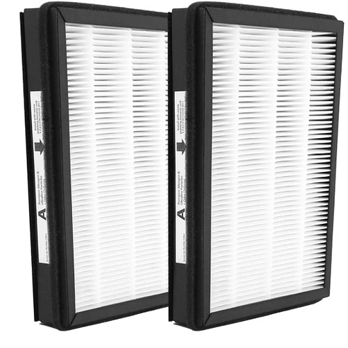 LHARI Replacement HEPA A Size Filter, Compatible with Filtrete FAP-C01-A and Idylis AC-2119, IAP-40-140, IAP-10-150 Devices, Allergen Odor Removal, 2 Pack