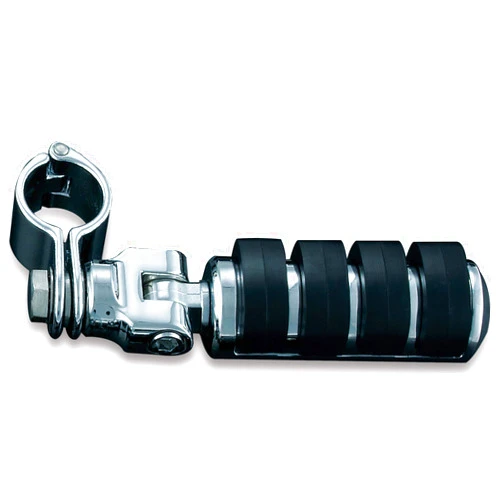 Kuryakyn 8033 Motorcycle Foot Control Component: Large ISO Pegs with Mounts and Magnum Quick Clamps for 1-1/4
