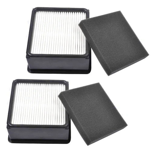 KEEPOW 2 Set F66 HEPA and Foam Filter for Dirt Devil UD70010 UD70110CDI UD70110CDI UD70105 Uprights Vacuum, Part# 304708001