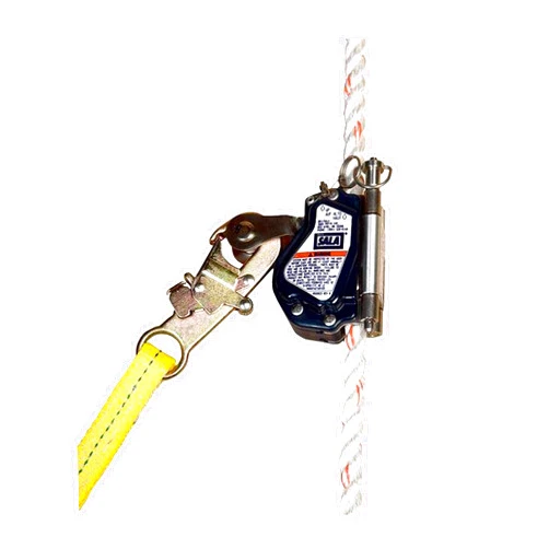 3M DBI-SALA Lad-Saf Hands Free Mobile Stainless Steel And Thermoplastic Rope Grab