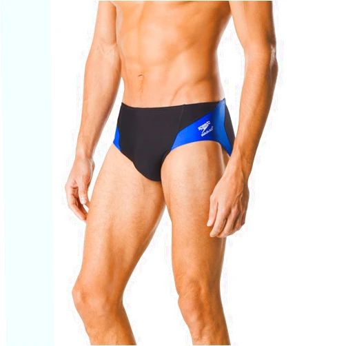 Speedo Men's Swimsuit Brief Endurance+ Splice Team Colors