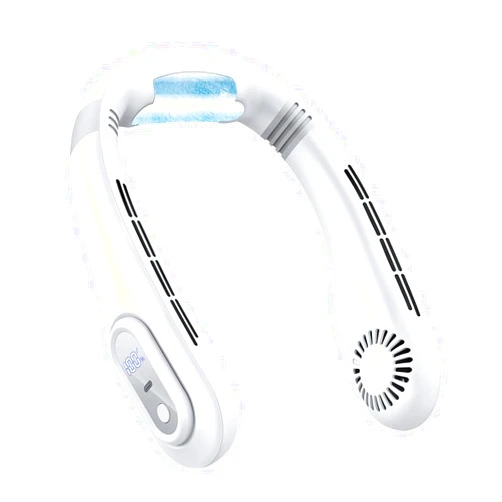 Fulmo White Hurricane Neck Fan