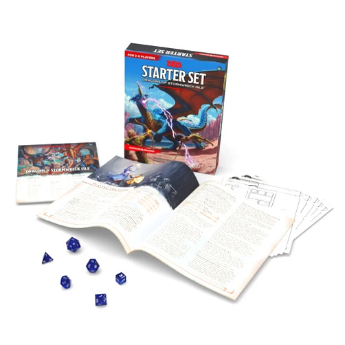 Dungeons & Dragons D&D Starter Set: Dragons of Stormwreck Isle, for ages 12 Years & Up