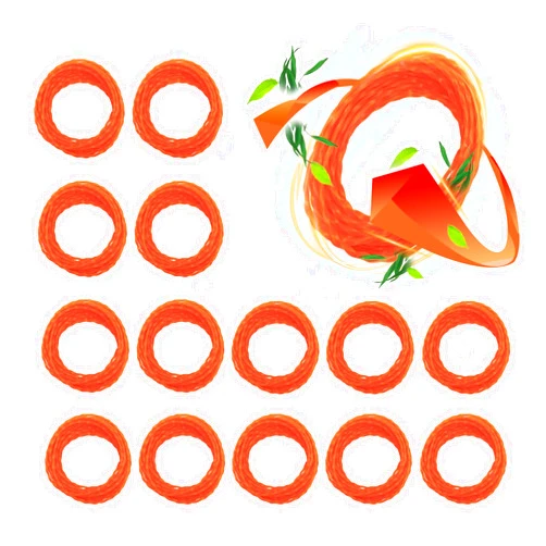 Jarmunny 15 Pack AL2420P Replacement Twisted Trimmer Line, Pre-Cut 0.095