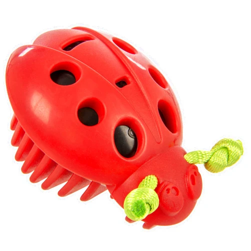 SmartyKat Instincts Rowdy Rumbler Ladybug Interactive Automatic Cat Toy, Battery-Powered - Red, One Size