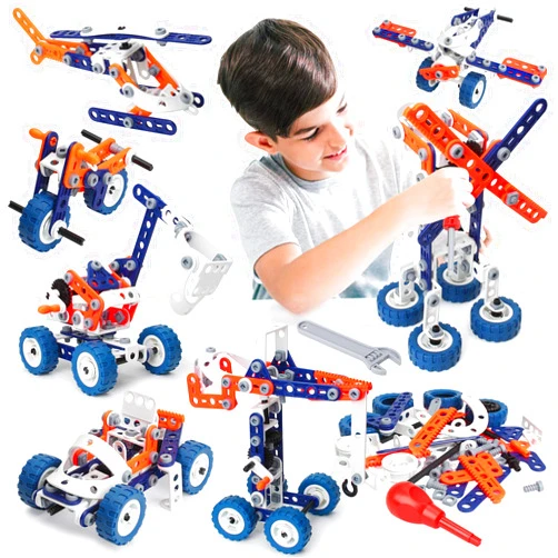 KizBruo Building Toys for Boys Age 8-12, Boys Toys Age 6-8, Erector Set for Boys 6-8, 152PCS DIY 12 in 1 STEM Toys for 7 8 9 Year Old Boy, Engineering Building Toys for 10 11 12 Year Old