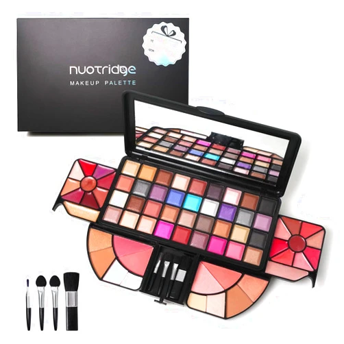 Nuotridge All In One Makeup Kit 72 Colors Portable All In One Makeup Gift Set Palette