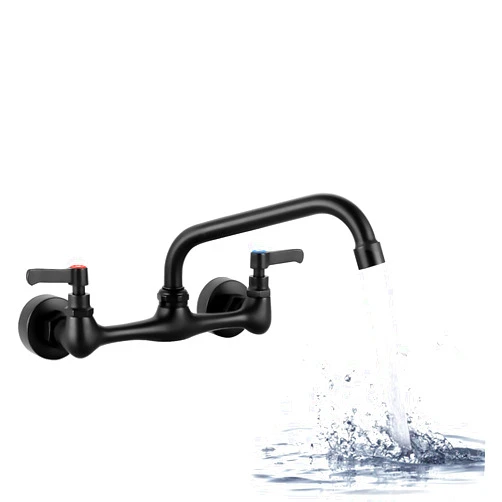 DJS Wall Mount Commercial Sink Faucet 8