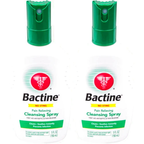 Bactine Max Pain Relieving Cleansing Spray, 2 Pack