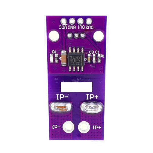 GYZOUKA 50A Hall Current Module Board ACS758LCB 050B PFF T Linear Current Sensor 3.3 tp 5V Compatible for Current Monitoring