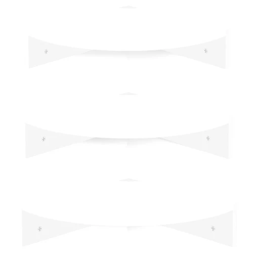 Homode Floating Corner Shelves, Set of 3 Wood Corner Wall Shelves with Wire Hole, 12 Inch Deep Hanging Corner Display Shelf for Living Room, Kitchen, Bedroom, White