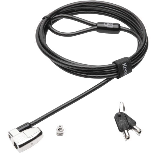 Kensington ClickSafe 2.0 Keyed Cable Lock for Laptops & Other Devices (K64435WW), Black