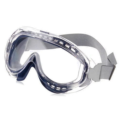 UVEX by Honeywell S3400X Flex Seal Safety Goggles, Navy Body, Clear Uvextreme Anti-Fog Lens, Neoprene Headband