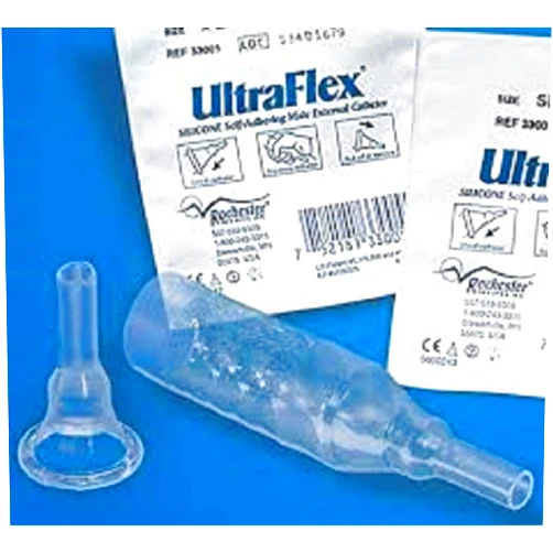 UltraFlex 10 -Pack External Condom Catheter 32mm Bard Medical UltraFlex Self Adhering Silicone Intermediate 33303