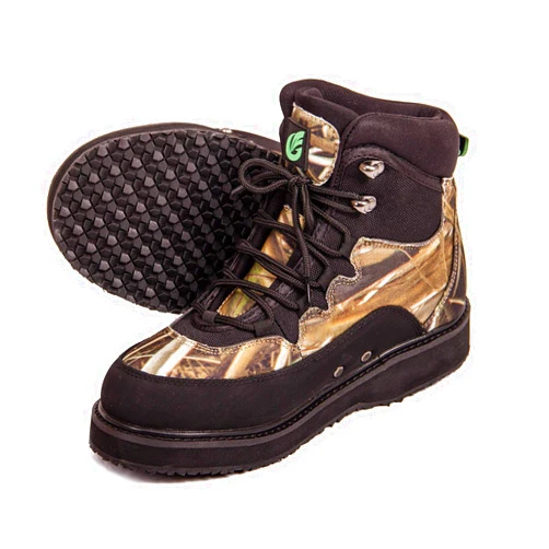 NEYGU Quick-Dry Wading Boots Camo Pattern with Felt Sole or Rubber Sole