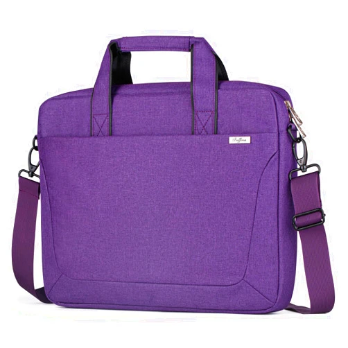 BAFFINA 15.6 16 Inch Laptop Shoulder Bag for Men Women,Waterproof Computer Carrying Case Messenger Bag with Strap,Laptop Briefcase for 14-15-16 In MacBook/Chromebook/Notebook Hp Dell Acer Asus,Purple
