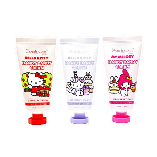 The Crème Shop the CREME shop Hello Kitty limited edition dry skin repair hand creme trio with shea butter & vitamin e